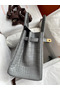 Hermes Birkin 30 Handmade Bag In Etain Crocodile Niloticus Matte Skin  Replica