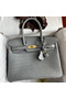 Hermes Birkin 30 Handmade Bag In Etain Crocodile Niloticus Matte Skin  Replica