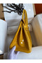 Hermes Birkin 30 Handmade Bag In Jaune Ambre Crocodile Niloticus Shiny Skin  Replica