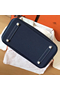 Hermes Birkin 30 Handmade Bag In Navy Blue Clemence Leather  Replica