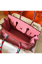 Hermes Birkin 30 Handmade Bag In Pink Epsom Leather  Replica