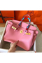 Hermes Birkin 30 Handmade Bag In Pink Epsom Leather  Replica