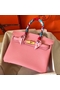 Hermes Birkin 30 Handmade Bag In Pink Epsom Leather  Replica