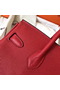 Hermes Birkin 30 Handmade Bag In Red Epsom Leather  Replica