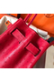 Hermes Birkin 30 Handmade Bag In Red Ostrich Skin  Replica