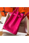 Hermes Birkin 30 Handmade Bag In Rose Red Ostrich Skin  Replica
