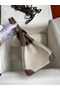 Hermes Birkin 30 Handmade Bag In Toile & Tourterelle Swift Leather  Replica