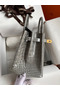 Hermes Birkin 30 Handmade Bag In Tourterelle Crocodile Niloticus Shiny Skin  Replica