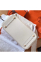 Hermes Birkin 30 Handmade Bag In White Clemence Leather  Replica