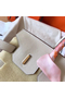 Hermes Birkin 30 Handmade Bag In White Clemence Leather  Replica