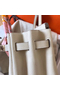 Hermes Birkin 30 Handmade Bag In White Clemence Leather  Replica
