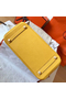 Hermes Birkin 30 Handmade Bag In Yellow Clemence Leather  Replica