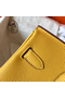 Hermes Birkin 30 Handmade Bag In Yellow Clemence Leather  Replica