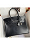 Hermes Birkin 30 Retourne Handmade Bag In Black Box Calfskin  Replica