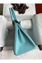 Hermes Birkin 30 Retourne Handmade Bag In Blue Atoll Epsom Calfskin  Replica