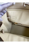 Hermes Birkin 30 Retourne Handmade Bag In Craie Clemence Leather  Replica
