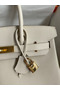 Hermes Birkin 30 Retourne Handmade Bag In Craie Epsom Calfskin  Replica