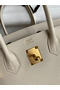 Hermes Birkin 30 Retourne Handmade Bag In Craie Epsom Calfskin  Replica