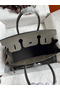 Hermes Birkin 30 Retourne Handmade Bag In Etain Epsom Calfskin  Replica