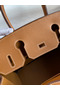 Hermes Birkin 30 Retourne Handmade Bag In Gold Epsom Calfskin  Replica