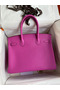 Hermes Birkin 30 Retourne Handmade Bag In Magnolia Clemence Leather  Replica