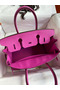 Hermes Birkin 30 Retourne Handmade Bag In Magnolia Clemence Leather  Replica
