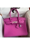 Hermes Birkin 30 Retourne Handmade Bag In Magnolia Clemence Leather  Replica