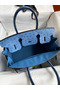Hermes Birkin 30 Retourne Handmade Bag In Mykonos Ostrich Leather  Replica