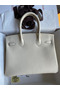 Hermes Birkin 30 Retourne Handmade Bag In Nata Clemence Leather  Replica