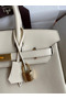 Hermes Birkin 30 Retourne Handmade Bag In Nata Swift Leather  Replica