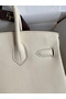 Hermes Birkin 30 Retourne Handmade Bag In Nata Swift Leather  Replica