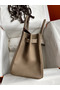Hermes Birkin 30 Retourne Handmade Bag In Taupe Clemence Leather  Replica
