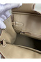Hermes Birkin 30 Retourne Handmade Bag In Taupe Clemence Leather  Replica