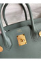 Hermes Birkin 30 Retourne Handmade Bag In Vert Amande Clemence Leather  Replica