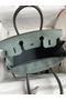 Hermes Birkin 30 Retourne Handmade Bag In Vert Amande Clemence Leather  Replica