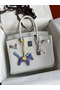 Hermes Birkin 30 Retourne Handmade Bag In White Epsom Calfskin  Replica
