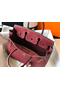 Hermes Birkin 30cm Bag In Bordeaux Clemence Leather GHW  Replica