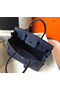 Hermes Birkin 30cm Bag In Dark Blue Clemence Leather GHW  Replica