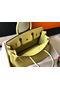 Hermes Birkin 30cm Bag In Jaune Poussin Clemence Leather GHW  Replica