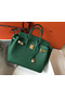 Hermes Birkin 30cm Bag In Vert Vertigo Clemence Leather GHW  Replica