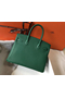 Hermes Birkin 30cm Bag In Vert Vertigo Clemence Leather GHW  Replica
