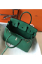 Hermes Birkin 30cm Bag In Vert Vertigo Clemence Leather GHW  Replica