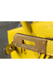 Hermes Birkin 30cm Bag In Yellow Clemence Leather GHW  Replica