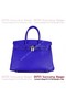 Hermes Birkin 30CM Tote Bag Blue Clemence Leather H6088 Silver  Replica