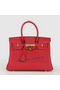 Hermes Birkin 30CM Tote Bag Burgundy Original Leather H30 Gold  Replica