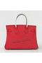 Hermes Birkin 30CM Tote Bag Burgundy Original Leather H30 Gold  Replica