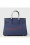 Hermes Birkin 30CM Tote Bag RoyalBlue Original Leather H30 Silver  Replica