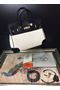 Hermes Birkin 30CM Tote Bags Black&Offwhite H30 Gold  Replica