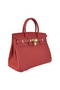 Hermes Birkin 30CM Tote Bags Bordeaux Smooth Leather Gold  Replica