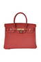 Hermes Birkin 30CM Tote Bags Bordeaux Smooth Leather Gold  Replica